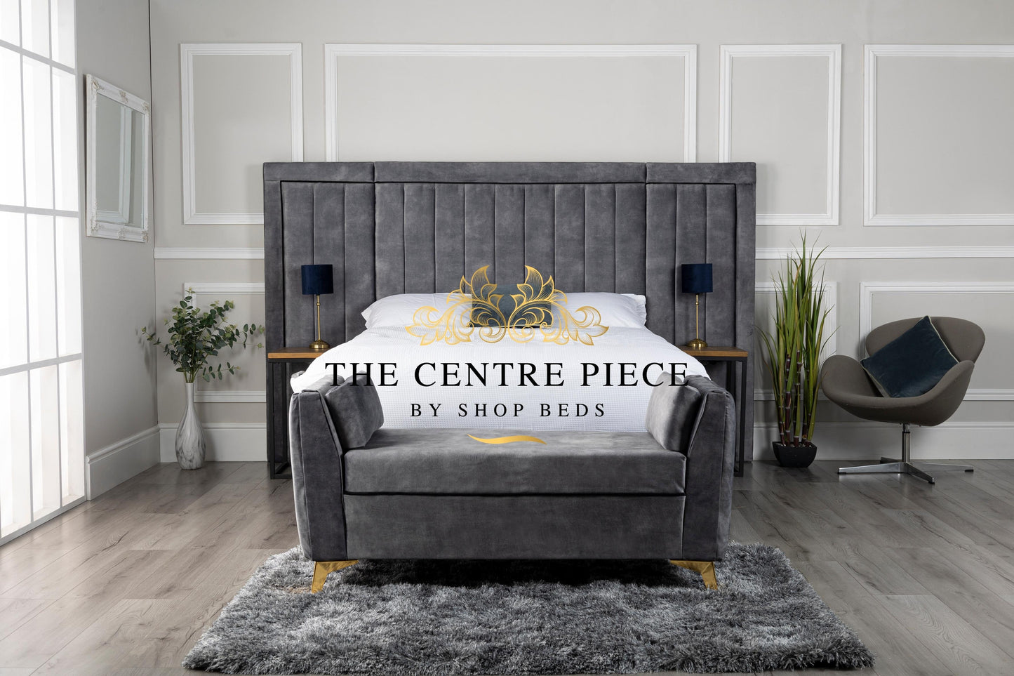 Chelsea Solid Super King Ottoman Bed