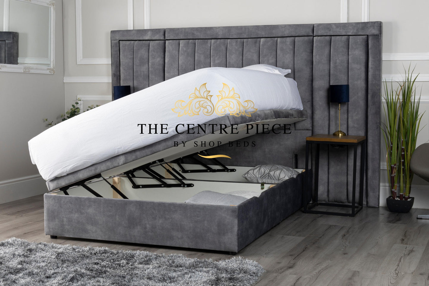 Chelsea Solid Super King Ottoman Bed