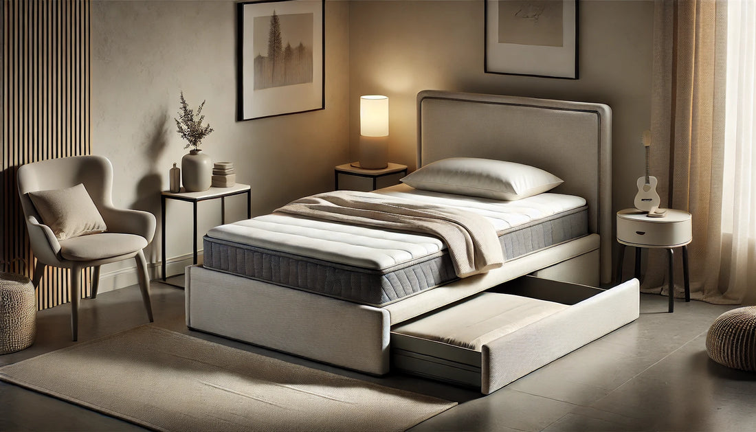 single ottoman bed with mattress​