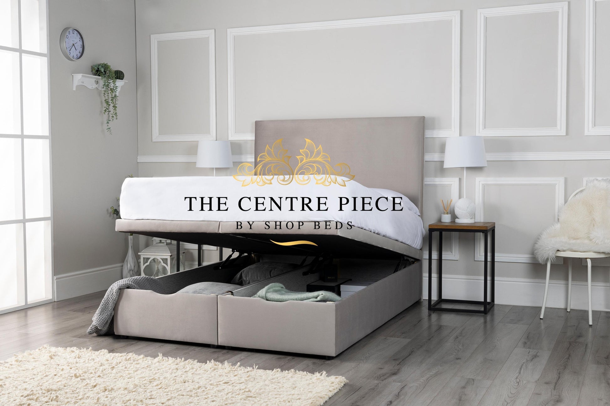 Solid Divan King Size Ottoman Bed